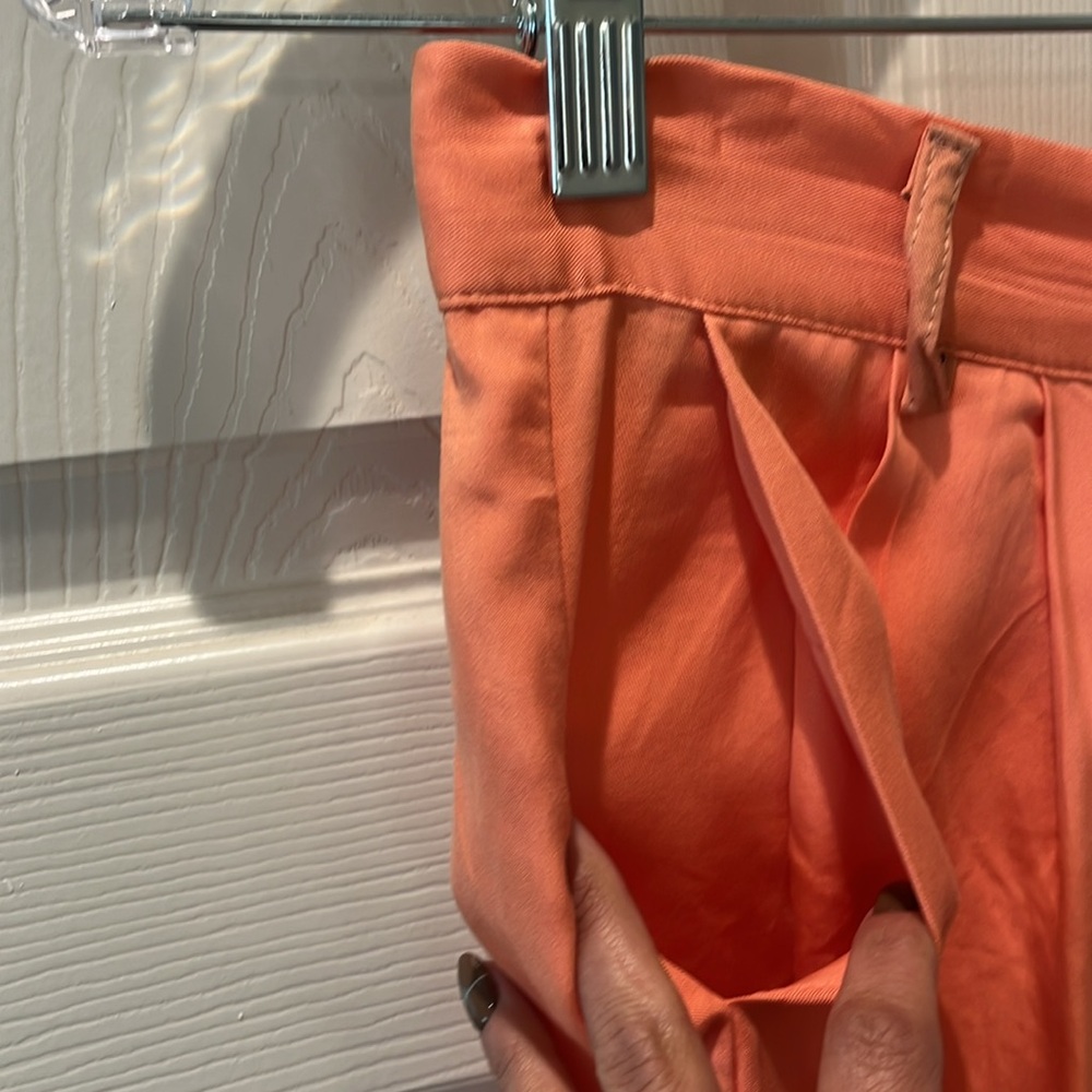 Jluxlabel Tangerine Wide-Leg Linen Feel Pants - Picture 4 of 8